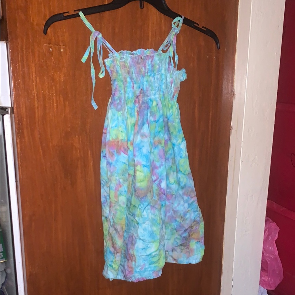 Tropic Moon Made in Hawaii Colorful Tie-Dye Sundress OSFM